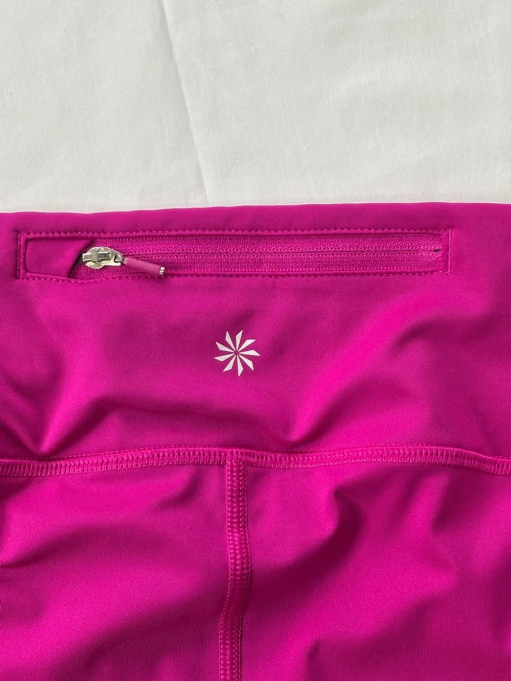 ๐ Athleta Small Fuchsia Leggings Stretch Ankle Athletic ๐ - Picture 11 of 12